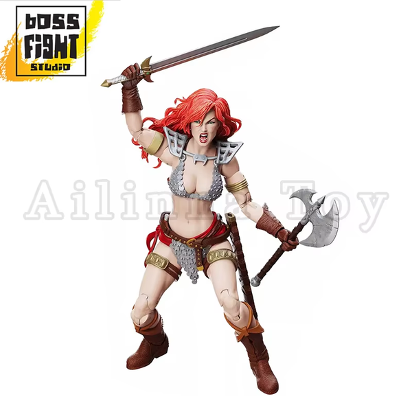 1/12レッドソニア　REDSONIA BFS 1/12 Boss Fight Studio 6inches Action Figure Red Sonja 50th