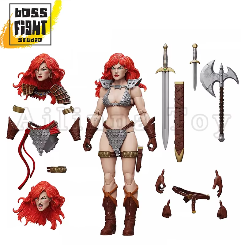 BFS 1/12 Boss Fight Studio 6inches Action Figure Red Sonja 50th