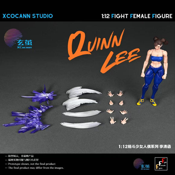 XCocann Studio 1/12 6inches Action Figure Fight Female Figure Quinn Lee