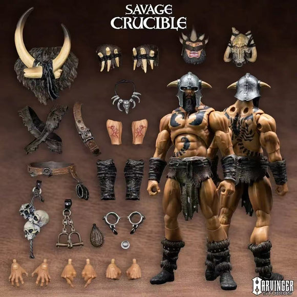1/12 7inches Harvinger Studios Savage Crucible Action Figure Savage Crucible Varnoks Unchained