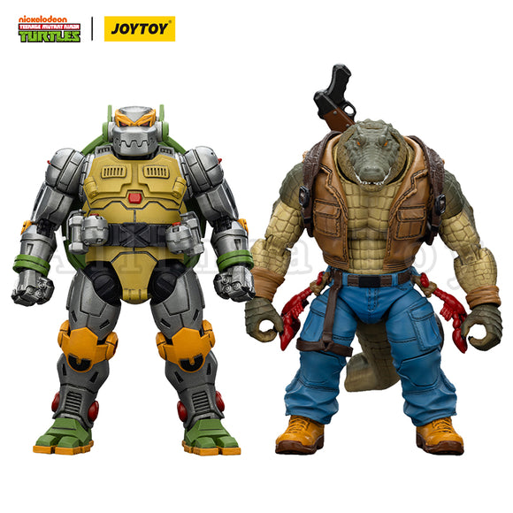 [Pre-Order][Asia Exclusive]1/18 JOYTOY Action Figure TMNT-Leatherhead Metalhead