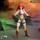 [Pre-Order]BFS 1/18 Boss Fight Studio 4inches Action Figure Red Sonja Hero H.A.C.K.S. Red Sonja