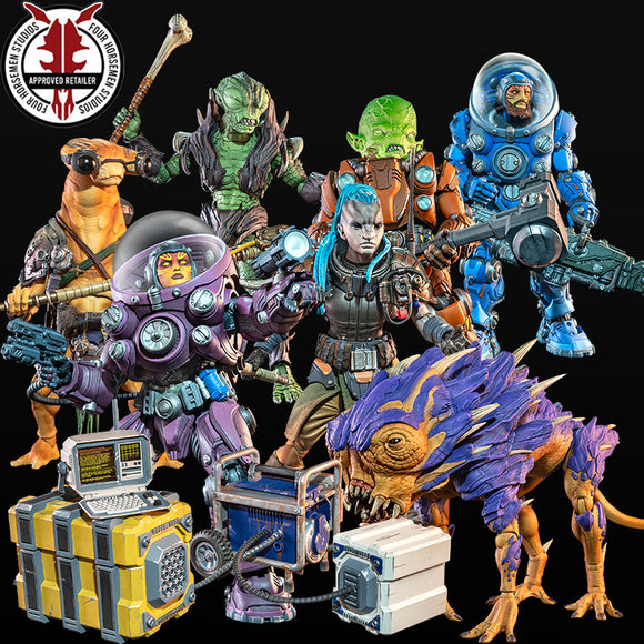 Four Horsemen Studio Mythic Legions 1/12 6inches Action Figure Cosmic Legions Oxkrewe Book One Thraxxon