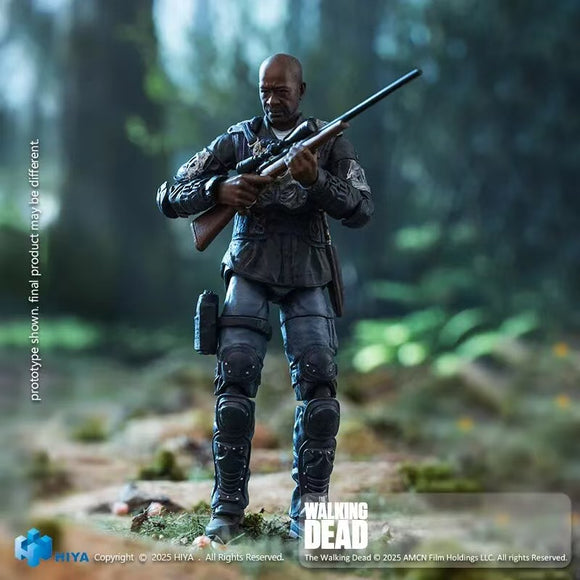 [Pre-Order]1/18 HIYA 4inch Action Figure Exquisite Mini Series The Walking Dead Morgan
