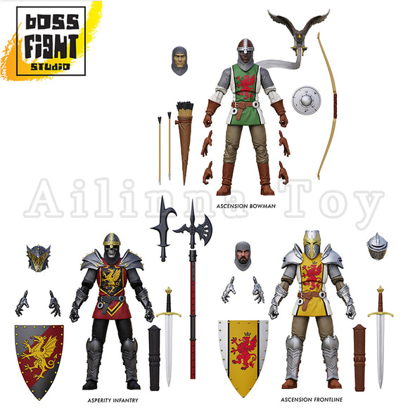 BFS 1/18 Boss Fight Studio 4inches Action Figure Vitruvian H.A.C.K.S. Ascension Bowman Psychic Scout Asperity Infantry