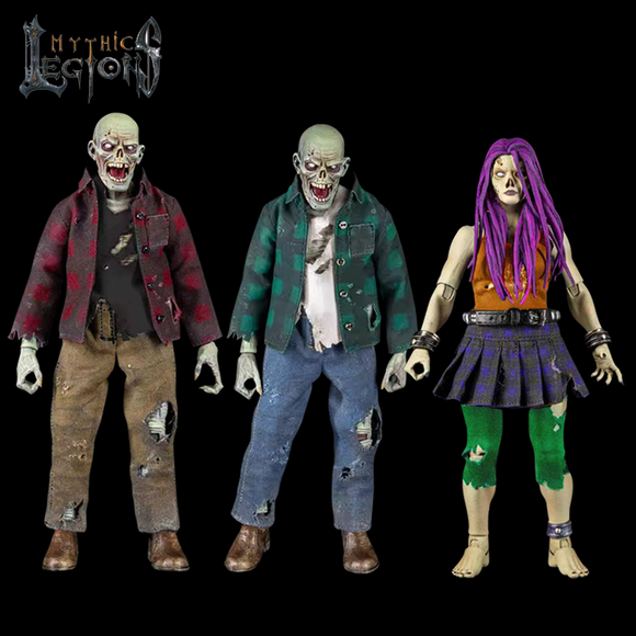 [Pre-Order]Four Horsemen Studio Mythic Legions 1/12 6inches Action Figure Graveyard Zombies Worker Zombies Rocker