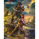 [Pre-Order]6.5inches 1/12 Frazetta Girls Action Figure Fire and Ice ICON Collectibles Dark Wolf Teegra Ver. 2