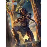 [Pre-Order]6.5inches 1/12 Frazetta Girls Action Figure Fire and Ice ICON Collectibles Dark Wolf Teegra Ver. 2