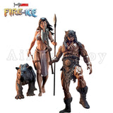 [Pre-Order]6.5inches 1/12 Frazetta Girls Action Figure Fire and Ice ICON Collectibles Dark Wolf Teegra Ver. 2