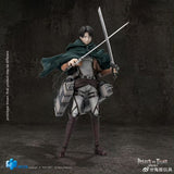 [Pre-Order]1/18 HIYA 5.7inches Action Figure Exquisite Basic Series Attack on Titan 1-3 Levi Ackerman