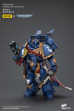 1/18 JOYTOY Action Figure Warhammer Ultramarines Captain With Jump Pack