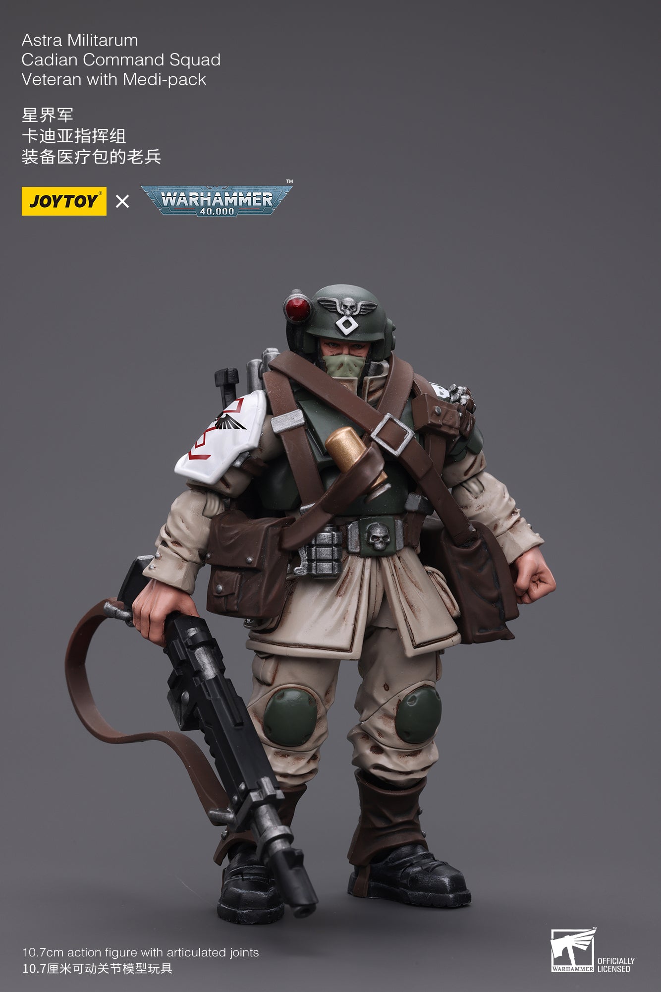 1/18 JOYTOY 3.75inch Action Figure Astra Militarum Cadian Command