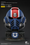 [Pre-Order]JOYTOY Action Figure Warhammer 40K Ultramarines Lieutenant Titus' MKX Helmet & Display Stand