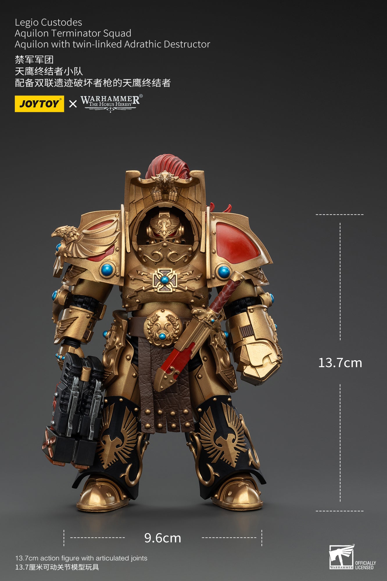 Warhammer: Legio Custodes Custodian Venatari Squad Venatari con Kenetic