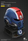 [Pre-Order]JOYTOY Action Figure Warhammer 40K Ultramarines Lieutenant Titus' MKX Helmet & Display Stand