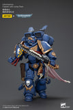 1/18 JOYTOY Action Figure Warhammer Ultramarines Captain With Jump Pack