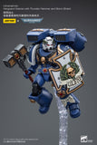 1/18 JOYTOY Action Figure Warhammer Ultramarines Vanguard Veteran with Thunder Hammer and Storm Shield