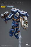 1/18 JOYTOY Action Figure Warhammer Ultramarines Vanguard Veteran with Thunder Hammer and Storm Shield