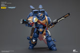 1/18 JOYTOY Action Figure Warhammer Ultramarines Captain With Jump Pack