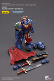 1/18 JOYTOY Action Figure Warhammer Ultramarines  Primaris Captain with Power Sword and Plasma Pistol