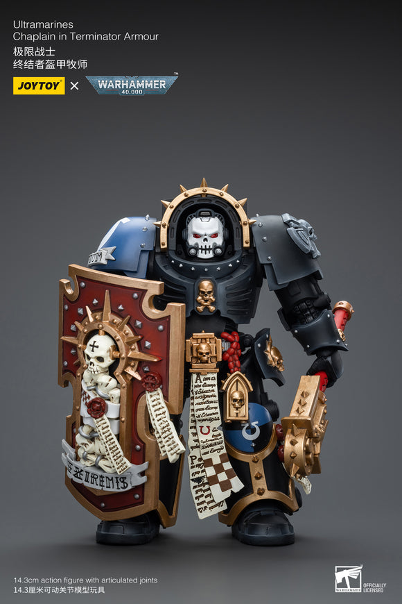 [Pre-Order]1/18 JOYTOY Action Figure Warhammer Ultramarines Chaplain in Terminator Armour