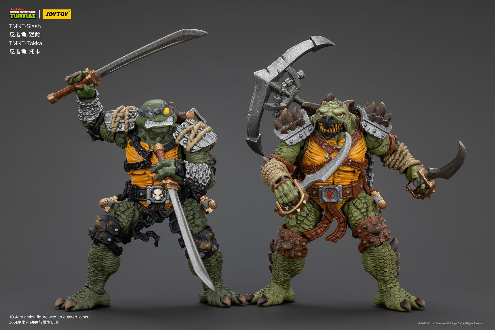 joytoy TMNT 1/18 スラッシュ & トッカ JOYTOY TMNT 1/18 Slash & Tokka Action figure Toy instock | eBay