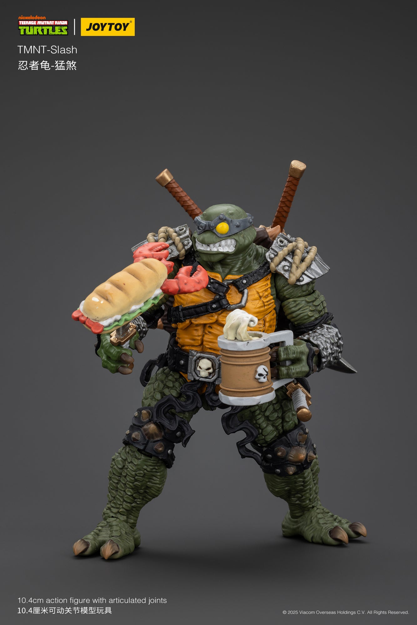 Asia Exclusive]1/18 JOYTOY Action Figure TMNT-Slash Tokka