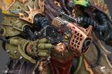 [Pre-Order]JOYTOY Action Figure Warhammer 40K Mortarion， Daemon Primarch of Nurgle with Ancient weapons‘The Lantern' and ‘Silence'