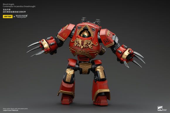 1/18 JOYTOY Action Figure Warhammer The Horus Heresy Blood Angels Contemptor-Incaendius Dreadnought