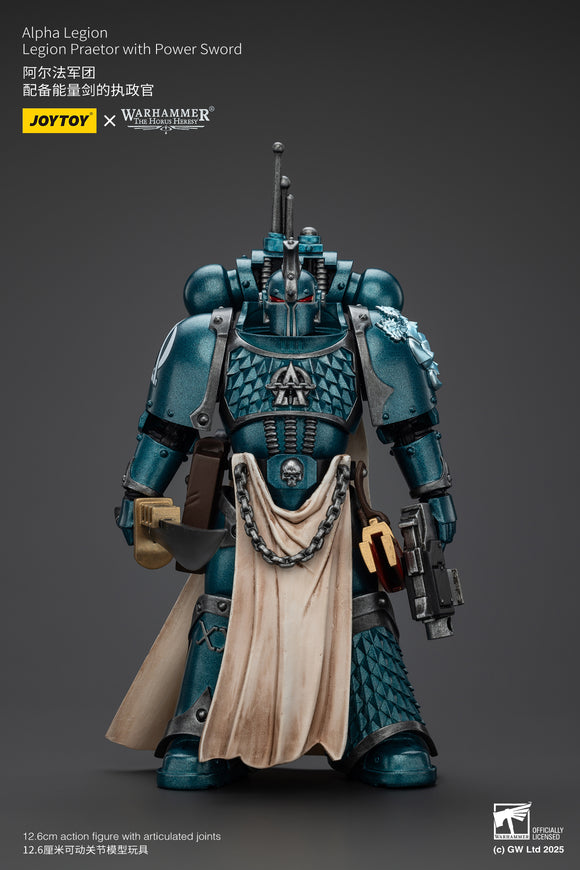 [PRE-ORDER]1/18 JOYTOY Action Figure Warhammer The Horus Heresy Alpha Legion Legion Praetor with Power Sword