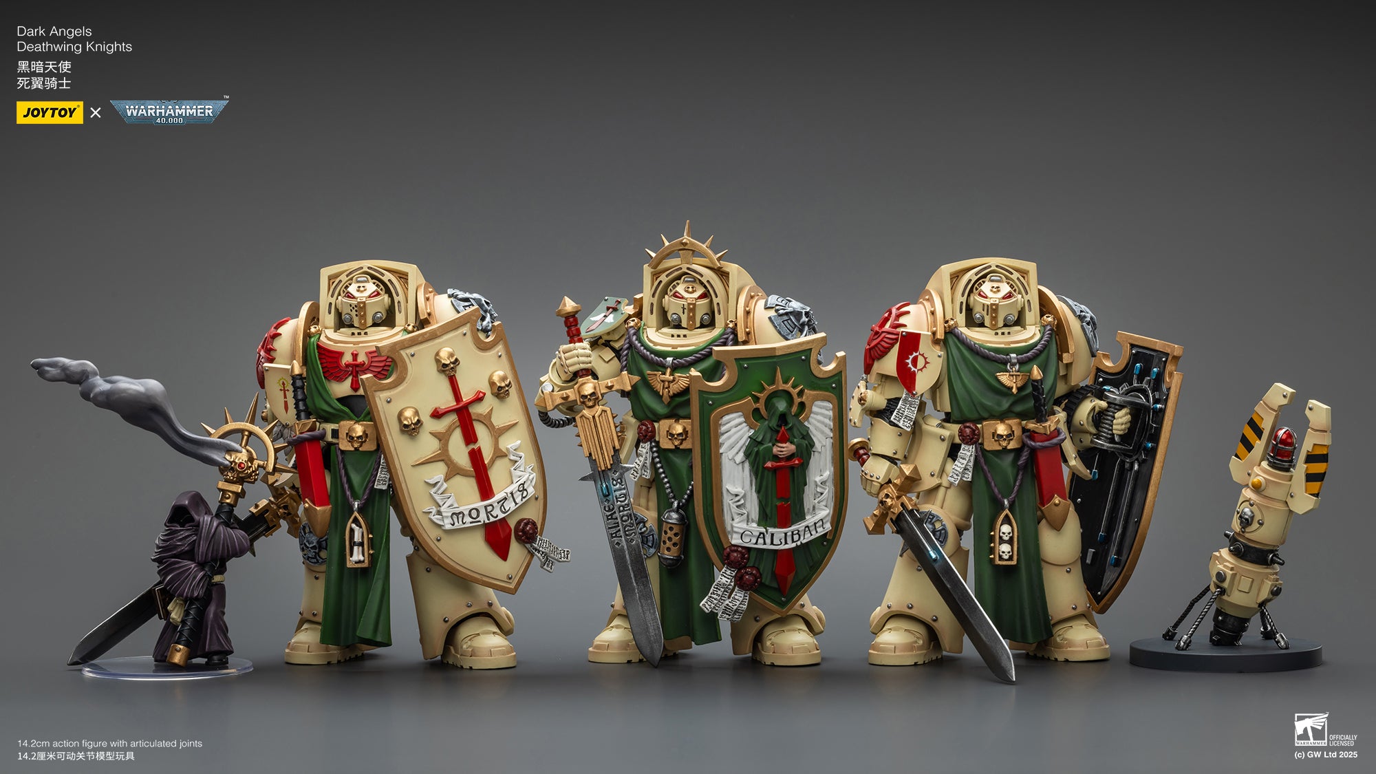 JOYTOY Action Figure Warhammer 40K Dark Angels Deathwing Knight