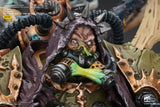 [Pre-Order]JOYTOY Action Figure Warhammer 40K Mortarion， Daemon Primarch of Nurgle with Ancient weapons‘The Lantern' and ‘Silence'