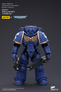 1/18 JOYTOY Action Figure Warhammer Space Marines Ultramarines Outriders Brother Catonus Re-issue Version