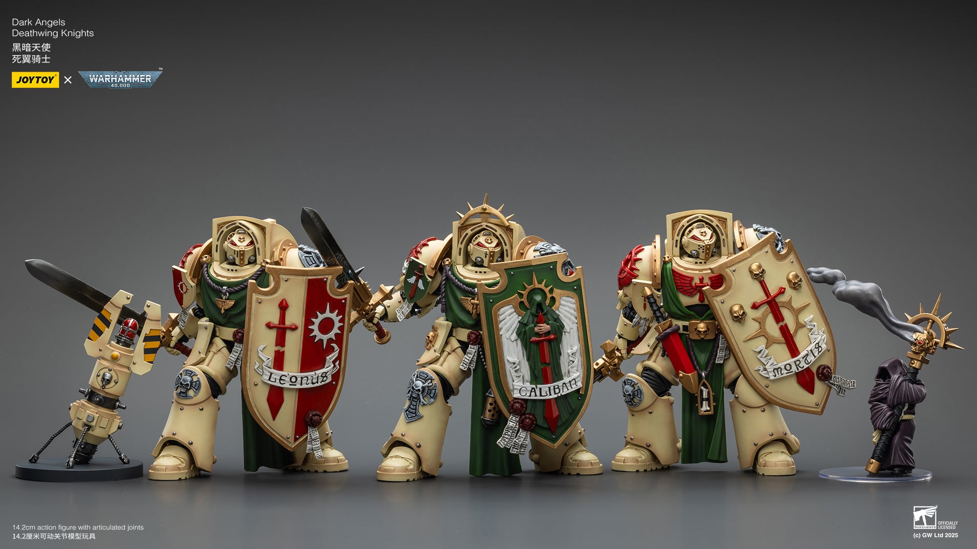 JOYTOY Action Figure Warhammer 40K Dark Angels Deathwing Knight