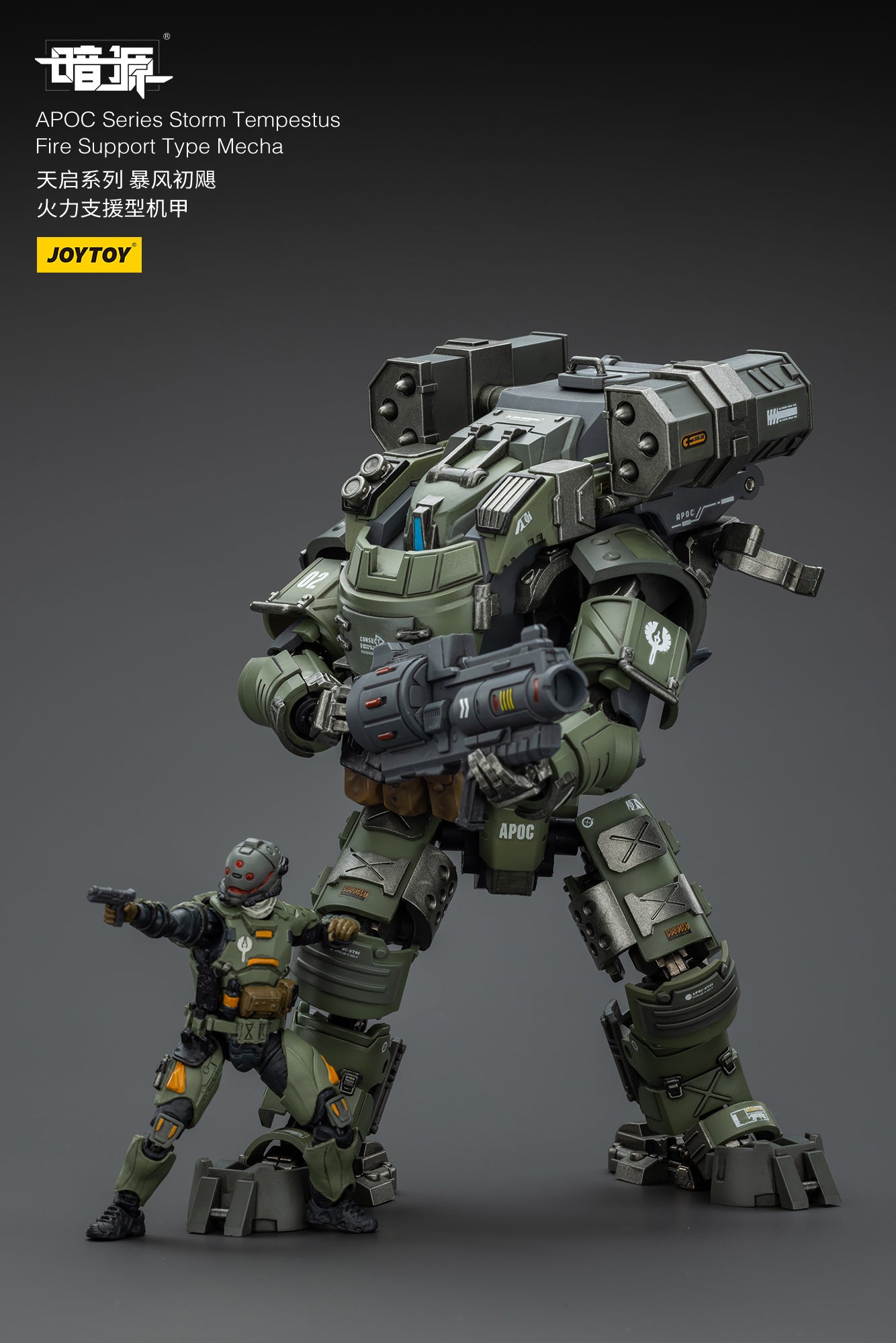 1/25 JOYTOY Action Figure Dark Source APOC Series Storm Tempestus