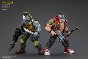 [PRE-ORDER]1/18 JOYTOY Action Figure TMNT-Beebop  Rocksteady