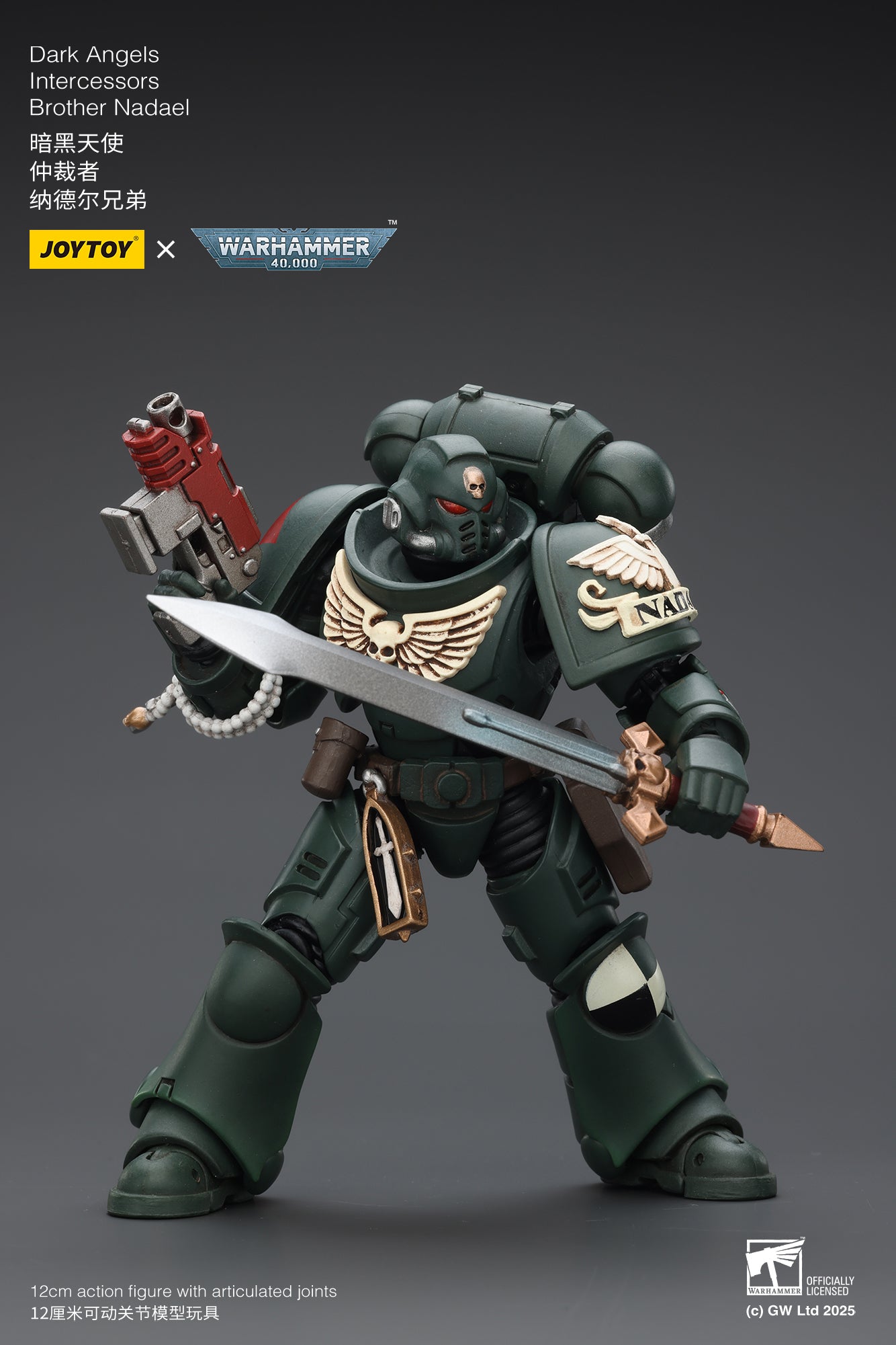 1/18 JOYTOY Action Figure Warhammer Dark Angels Intercessors