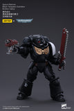 1/18 JOYTOY Action Figure Warhammer Space Marines Black Templars Outriders Brother Valtus Re-issue Version