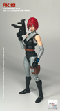 [Pre-Order]Boris Ping Toys AK18 Series 1/18 action figure Wave 2 Agent Wang and Avina Action Figure