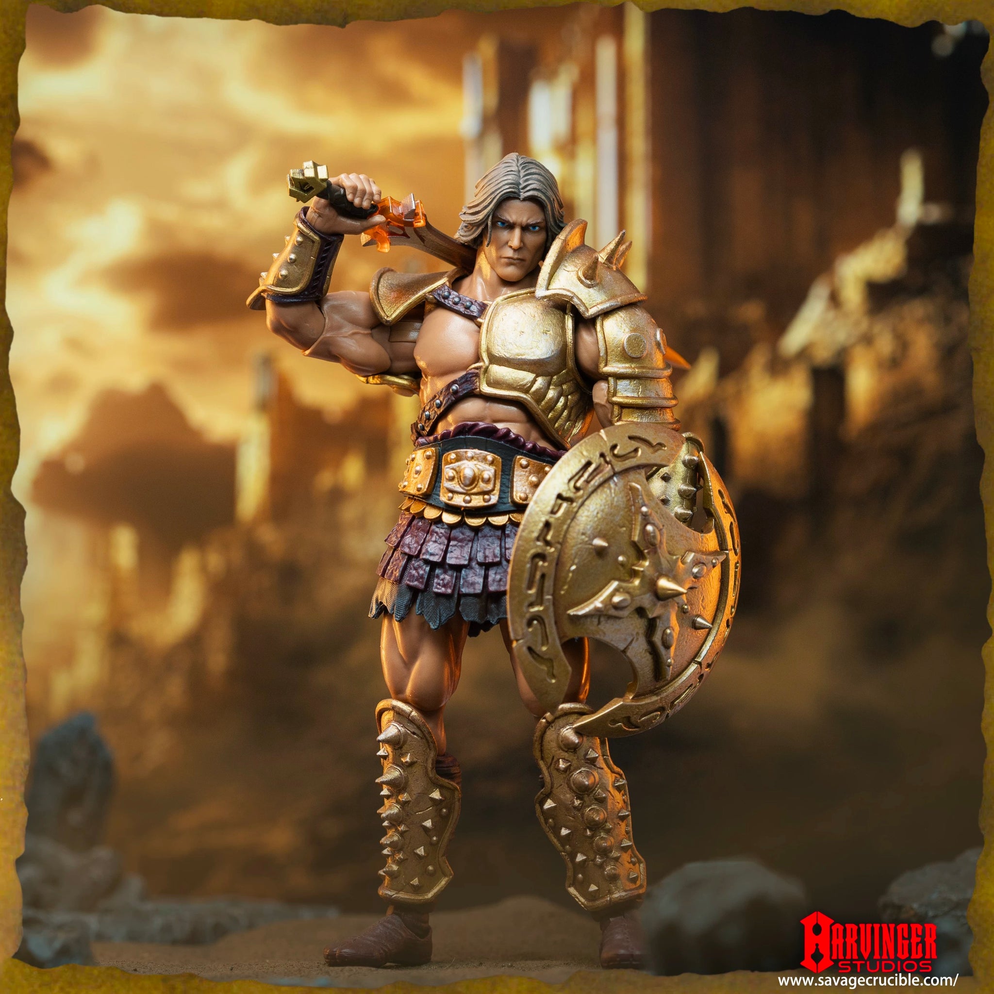 1/12 7inches Harvinger Studios Savage Crucible Action Figure