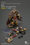 [Pre-Order]1/18 JOYTOY Action Figure Warhammer 40K Black Legion Chaos Lord with Power Fist, Plasma Pistol and Astartes Chainblade