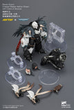 [Pre-Order]1/18 JOYTOY Action Figure Warhammer 40K Raven Guard Chapter Master Aethon Shaan with Claws of Severax and Heavy Bolt Pistol