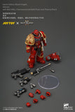 [Pre-Order]1/18 JOYTOY Action Figure Warhammer 40K Game Edition Blood Angels Veteran with Bolt Rifle, Chainsword and Bolt Pistol and Plasma Pistol