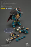 [Pre-Order]1/18 JOYTOY Action Figure Warhammer 40K Alpha Legion Chaos Lord with Plasma Pistol and Accursed Wea pon