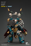 [Pre-Order]1/18 JOYTOY Action Figure Warhammer 40K Alpha Legion Chaos Lord with Plasma Pistol and Accursed Wea pon
