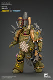 [Pre-Order]1/18 JOYTOY Action Figure Warhammer 40K Death Guard Plague Marine 1 with Boltgun and Icon of Despair