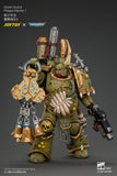 [Pre-Order]1/18 JOYTOY Action Figure Warhammer 40K Death Guard Plague Marine 1 with Boltgun and Icon of Despair