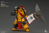 [Pre-Order]1/18 JOYTOY Action Figure Warhammer The Horus Heresy Imperial Fists Herald Consul with Standard and Bolt Pistol