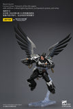 [Pre-Order]1/18 JOYTOY Action Figure Warhammer The Horus Heresy Raven Guard Corvus Corax, Primarch of the XIX Legion with artificer-crafted lightning talons, archaeotech pistols, and whip