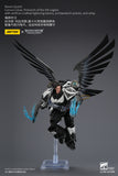 [Pre-Order]1/18 JOYTOY Action Figure Warhammer The Horus Heresy Raven Guard Corvus Corax, Primarch of the XIX Legion with artificer-crafted lightning talons, archaeotech pistols, and whip